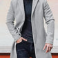 🧥🔥¡50% DCTO + ENVÍO GRATIS! Chaqueta para Hombre de Color Liso con Hebilla de Una Hilera – Estilo Elegante y Moderno ✨