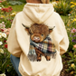 ⏰🔥 ¡OFERTA 50% OFF! 🐮🧸 Sudadera con Capucha de Vaca Highland para Mujer – Forro Polar Suave, Diseño Adorable y Máxima Comodidad ✨