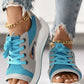 ✨SANDALIAS MUFFIN CON CORDONES Y ABERTURAS CON PANELES EN CONTRASTE✨