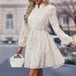 🌸2025 Pre-Sale New Model🌸Women's Long Sleeve Lace Jacquard Printed Dress