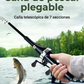 ⏰🔥 ¡50% DE DESCUENTO POR TIEMPO LIMITADO! 🎣 Caña de Pescar Plegable – Ligera, Duradera y Lista para la Aventura ✨🌊