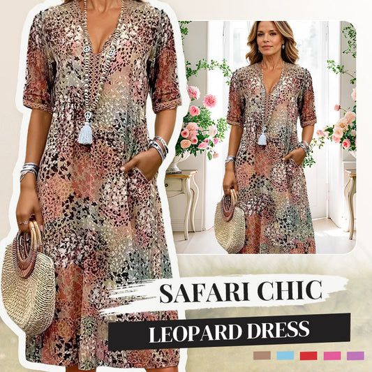 ⏰🔥 ¡50% OFF por Tiempo Limitado! 👗 Vestido de Lino y Algodón con Escote en V – Elegancia y Comodidad ✨