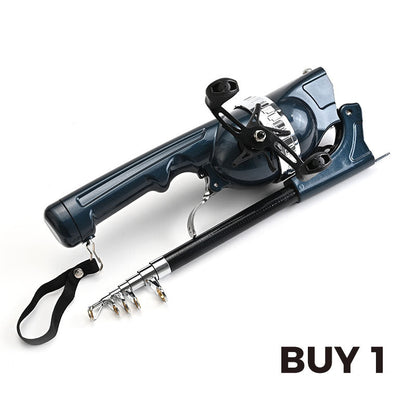 ⏰🔥 ¡50% DE DESCUENTO POR TIEMPO LIMITADO! 🎣 Caña de Pescar Plegable – Ligera, Duradera y Lista para la Aventura ✨🌊