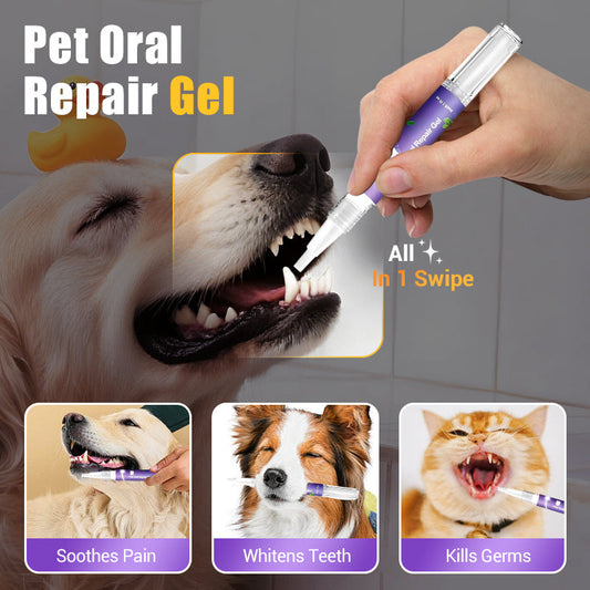 🔥 ÚLTIMO DÍA - COMPRA 1 Y LLÉVATE 1 GRATIS 🔥 Cepillo de dientes en gel reparador bucal para mascotas 🐱🐶