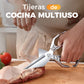 🔥 ¡50% DE DESCUENTO! 🔥 ✂️ Tijeras de Cocina Multifuncionales de Uso Intensivo – Corte Potente, Todo-en-Uno, Resistentes y Prácticas para el Día a Día 🍗🥬🛠️