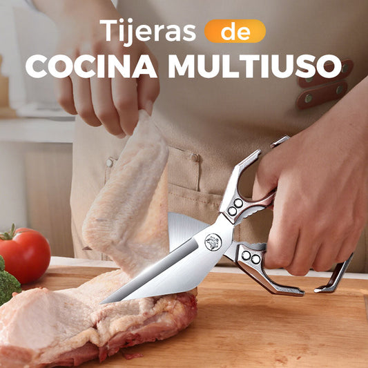 🔥 ¡50% DE DESCUENTO! 🔥 ✂️ Tijeras de Cocina Multifuncionales de Uso Intensivo – Corte Potente, Todo-en-Uno, Resistentes y Prácticas para el Día a Día 🍗🥬🛠️