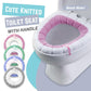 🧸✨Asiento de Inodoro Tejido Cute con Asa — ¡1+1 Gratis / 2+3 Gratis!🛁💖