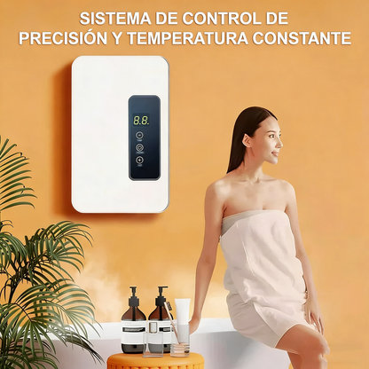 🔥 Calentador de Agua Instantáneo sin Tanque – Diseño Compacto con Control de Temperatura Digital para Ahorro de Energía ⚡🚿