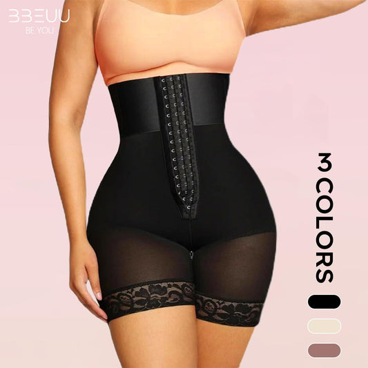 ⏰🔥 ¡50% DE DESCUENTO POR TIEMPO LIMITADO! 💃 Shorts faja de cintura alta para mujer BBEUU: control de abdomen, realce de glúteos y faja cómoda y elegante. Tallas S-3XL ✨🌸