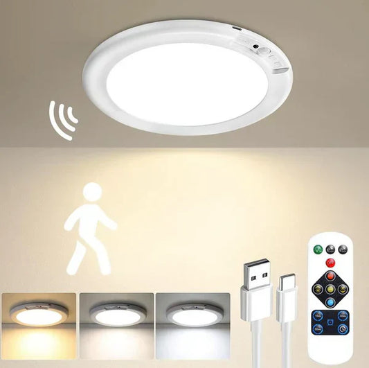 ⏰🔥 ¡50% DE DESCUENTO POR TIEMPO LIMITADO! 💡 Luz LED Recargable con Sensor de Movimiento – Ilumina tu Hogar de Forma Inteligente ✨🏠