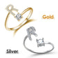 💍 ¡50% DE DESCUENTO AHORA! ❤️ Anillo con inicial de amor: personalizado, ajustable y perfecto como regalo significativo para ti o para un ser querido ✨