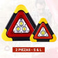 🚨 Luz Solar de Emergencia Triangular 2 en 1 – Advertencia y Seguridad en la Carretera 🛣️⚡