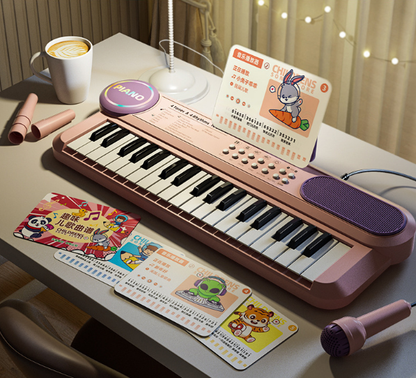 🎹🔥 ¡50% OFF! Teclado Electrónico Infantil Multifunción – Aprende Música Jugando, Luces y Sonidos Divertidos ✨🧠