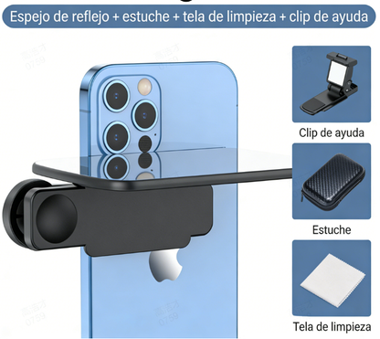 📸✨ Lente con Efecto Espejo Reflectivo 😎🔍 Captura Reflejos Impactantes • Estilo Único • Imágenes Creativas al Instante 🌈🔥