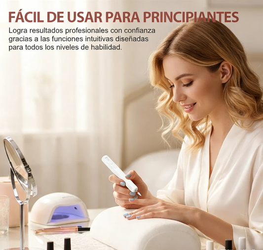 💅✨ Kit de Taladro de Uñas Eléctrico Recargable 6 en 1 – Portátil y Perfecto para un Manicura Profesional en Casa 🔋🌟