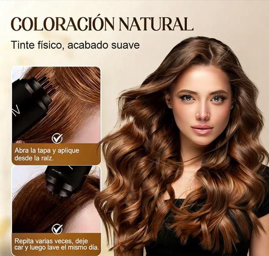 🌿✨ Peine Retocador para Cubrir Canas al Instante – Retoque rápido y natural 💁‍♀️💫