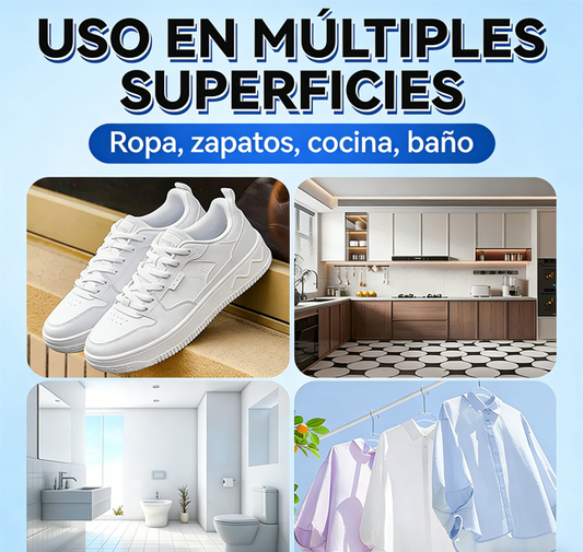 🧼✨ Pasta Limpiadora Multiusos 250g – Limpia Zapatillas Blancas y Ropa Fácilmente con Resultados Impecables 👟👕🌟