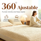 🛏️✨ Sábana Bajera Ajustable de Punto de Felpa Elástica 360° – Suave, Ajuste Perfecto y Siempre en Su Lugar 🌙💤