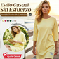 👗✨ Vestido Informal de Camiseta Holgada con Cuello Redondo para Mujer – Cómodo, Estiloso y Perfecto para el Día a Día 🌸🌟