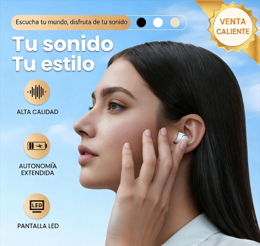 🎧✨ Auriculares Inalámbricos 2 en 1 de Estilo Dual – Sonido Envolvente, Comodidad y Versatilidad para Todo Momento 🎁