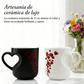 ⏰🔥 ¡50% DE DESCUENTO POR TIEMPO LIMITADO! ☕ Taza de Cerámica que Cambia de Color – Asa en Forma de Corazón para Momentos Mágicos 💖✨