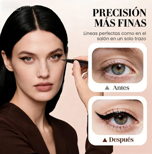 👁️✨ Lápiz Delineador de Ojos Líquido Resistente al Agua – Define tu Mirada con Precisión y Durabilidad Todo el Día 💖🌟