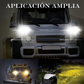 🏍️Faro LED para Moto y Scooter | 3 Lentes, Bicolor, IP67 Impermeable, 4500LM ✅