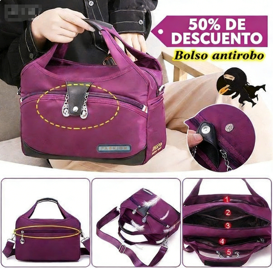 👜✨ Bolso Antirobo de Moda – Estilo Elegante y Seguridad para Llevar Todo lo que Necesitas con Confianza 🔒💖