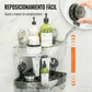 🚿✨ Soporte de Ducha de Pared con Ventosa y Ganchos – Práctico y Resistente para Organizar tu Espacio en el Baño 💧🛁