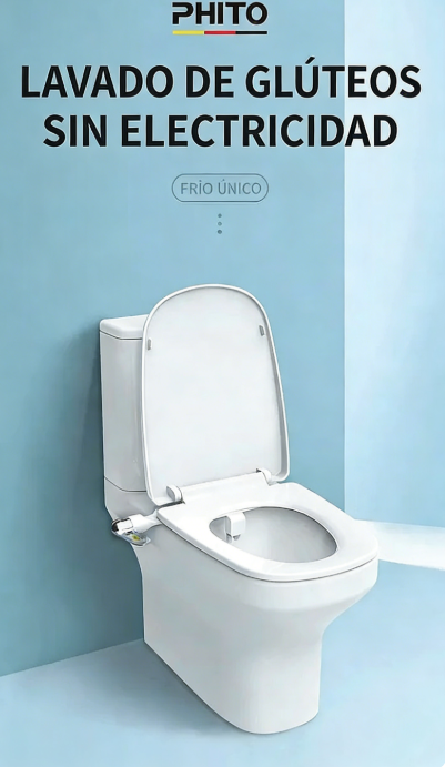 🚽✨ Bidét Doble Tobera Retráctil – Ahorra 90% en Papel, Instalación Rápida (15min) y Recomendado por Médicos para una Higiene Óptima 💧🌿