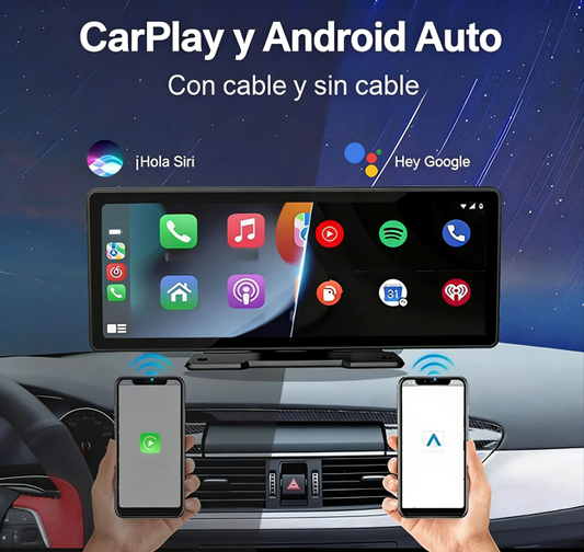 🚗📺 Pantalla Carplay de 10,26" con Cámara de Respaldo Integrada 🎥✨ Conexión Rápida y Conducción Inteligente 🚙🔊