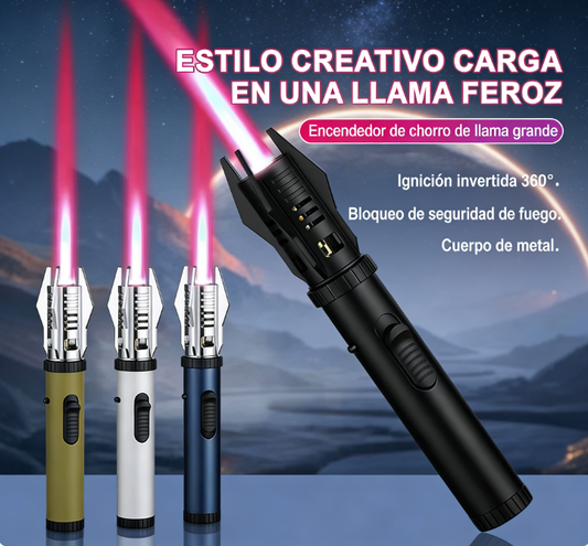 🔥 Encendedor de Antorcha Multifuncional a Prueba de Viento – Ideal para Soldadura y Uso en Exteriores 🔥🛠️