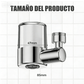 💦 Boquilla Filtro Grifo 720° – Agua Limpia y Antisalpicaduras, 2 Modos y 99% Adaptable para Todo Tipo de Grifos 🚰✨