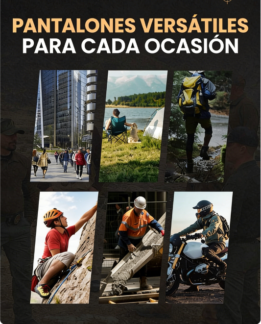 💪 Pantalones Tácticos Urbanos IX7 – Resistentes, con Múltiples Bolsillos, Perfectos para Trabajo y Aventura 🎒✨