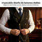 🧥 Chaleco de Vestir Retro para Hombre – Ajustado, Estilo Casual y Elegante para Traje o Esmoquin ✨👔