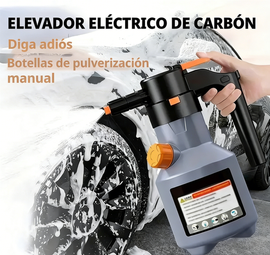 🚗 Pistola de Espuma Eléctrica para Lavar Autos – Recargable, Alta Presión y Portátil para Limpieza Eficaz ✨🧼