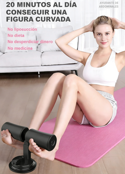 💪 Asistente para Abdominales con Ventosa – Ejercicios Eficaces en Casa para Abdomen Firme y Tonificado ✨🏠