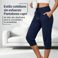 👖 Pantalones Deportivos Cortos para Mujer – Cintura con Cordón, Cómodos y Perfectos para Estar en Casa ✨🏠