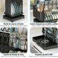 🍽️ Escurridor de Platos de 2 Niveles – Organizador de Cocina con Rejilla de Drenaje, Práctico y Funcional ✨🏠