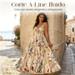 👗 Vestido Midi de Tirantes Finos para Mujer – Estampado Floral, Talla Grande, Corte en Línea A, Elegante y Fresco 🌸🏖️💃