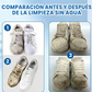 ⏰ ¡Oferta Limitada 50% OFF! 🔥 Crema Quitamanchas para Zapatos y Cuero – Limpieza Fácil sin Lavar con Esponja ✨👞👜