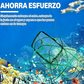 ⏰🔥 ¡Oferta Limitada 50% OFF! 🚨 Red Plegable Automática para Pescadores – Nailon Reforzado y Mango Telescópico para Captura Fácil 🎣✨