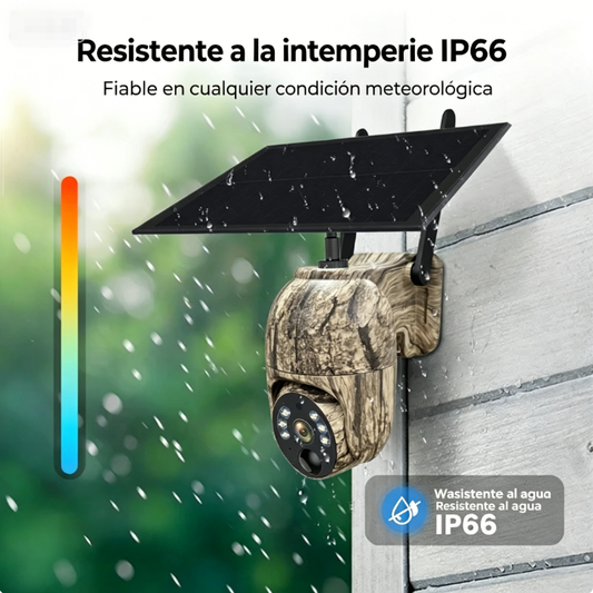 ⏰🔥 ¡Oferta Limitada 50% OFF! 🌞📹 Cámara de Seguridad Solar WiFi – Rotación 355° y Detección de Movimiento Exterior ✨🏡