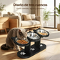 ⏰🔥 ¡Oferta Especial 50% OFF! 🐾 Comedero Elevado Antideslizante – 3 Cuencos para Alimentar a tus Mascotas con Comodidad ✨🍖
