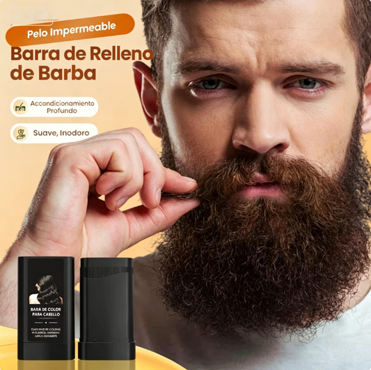 ⏰🔥 ¡Oferta Especial 50% OFF! 🧔‍♂️ Barra Rellena para Cabello y Barba – Borra Canas al Instante y Natural ✨💪