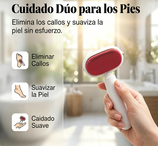 ⏰🔥 ¡50% DE DESCUENTO POR TIEMPO LIMITADO! 🏆 Raspador de Pies Doble Cara – Elimina Callos y Piel Muerta Fácilmente ✨🦶