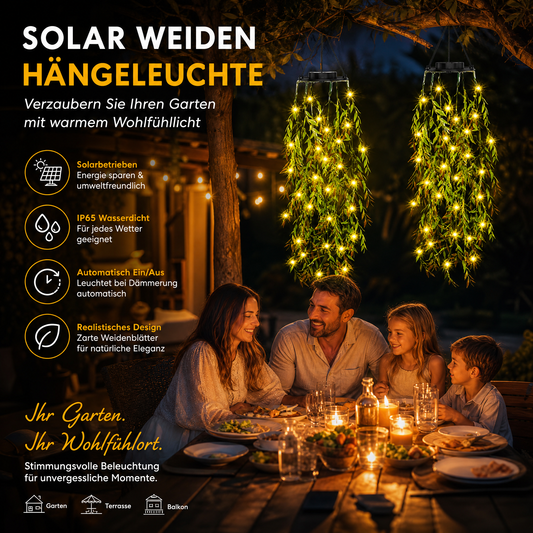 ⏰🔥 ¡OFERTA 50% OFF! 🌿✨ Luz Colgante Solar de Hiedra Artificial – Jardín Encantador, Iluminación Cálida y Decoración Exterior Sin Cables 🏡💡