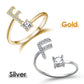 💍 ¡50% DE DESCUENTO AHORA! ❤️ Anillo con inicial de amor: personalizado, ajustable y perfecto como regalo significativo para ti o para un ser querido ✨