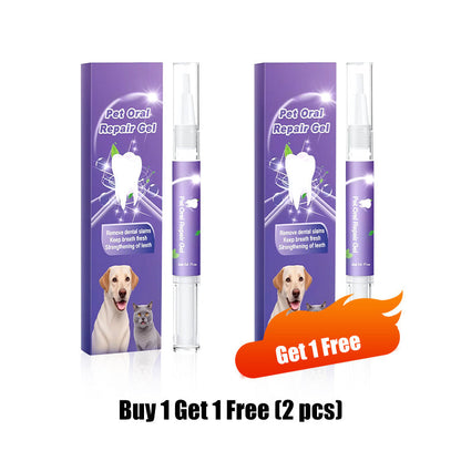 🔥 ÚLTIMO DÍA - COMPRA 1 Y LLÉVATE 1 GRATIS 🔥 Cepillo de dientes en gel reparador bucal para mascotas 🐱🐶