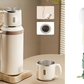 ☕🌟 Botella de Acero Inoxidable con Aislamiento al Vacío y Taza con Tapa – Mantén tus Bebidas a la Temperatura Ideal por Más Tiempo 🧊🔥
